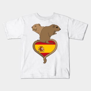 Gerbil Spain (light) Kids T-Shirt